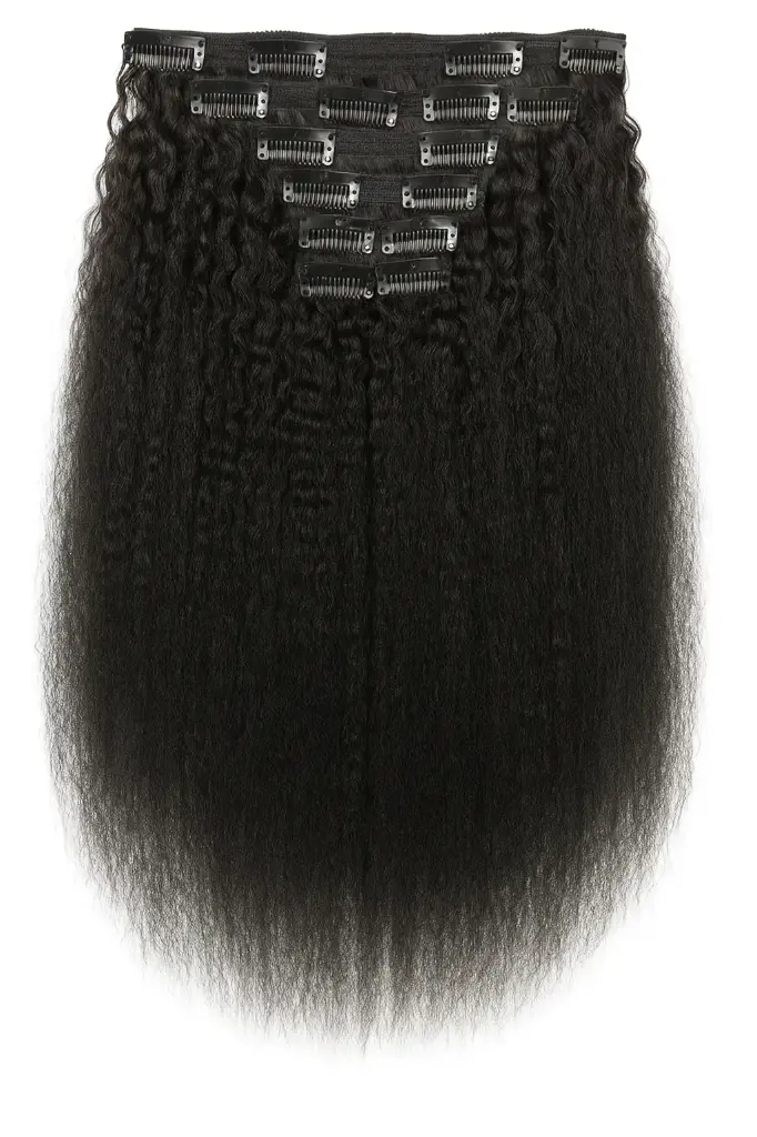 Kinky Straight Clip-in Extensions