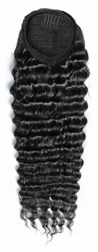 Raw Drawstring Deep Wave Ponytail 